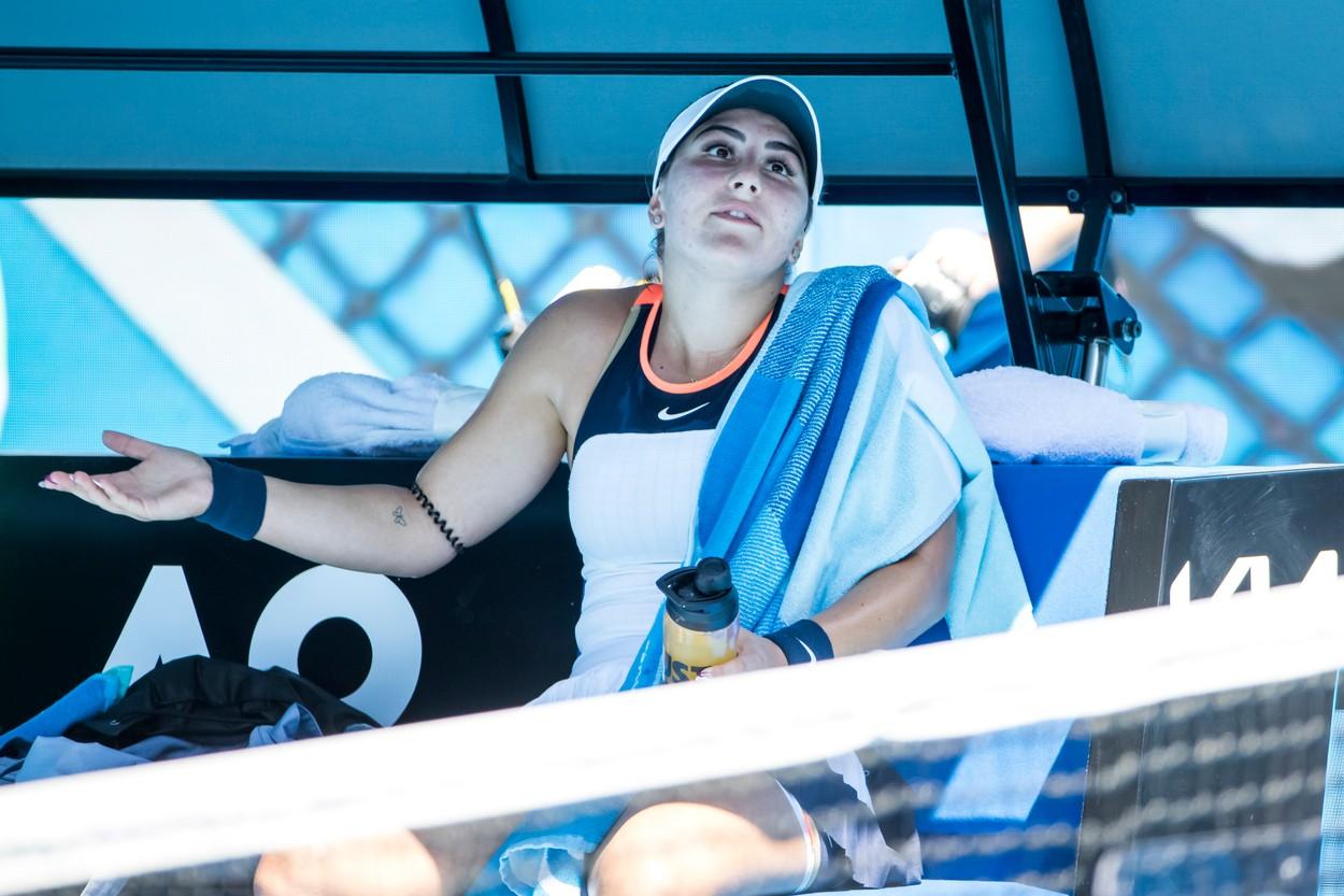 Bianca Andreescu la Australian Open 2021