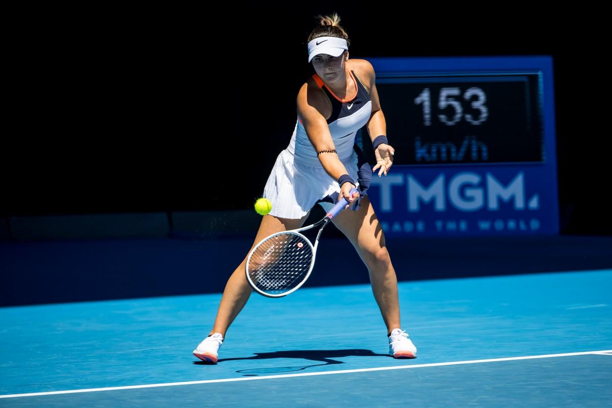 Bianca Andreescu la Australian Open 2021