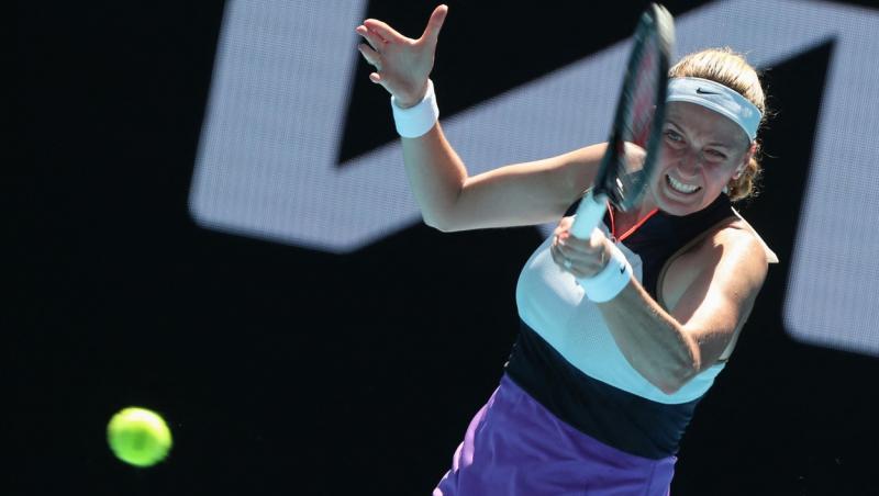 Petra Kvitova învinsă cu scorul de 6-4, 1-6, 6-1 de sportiva româncă Sorana Cîrstea