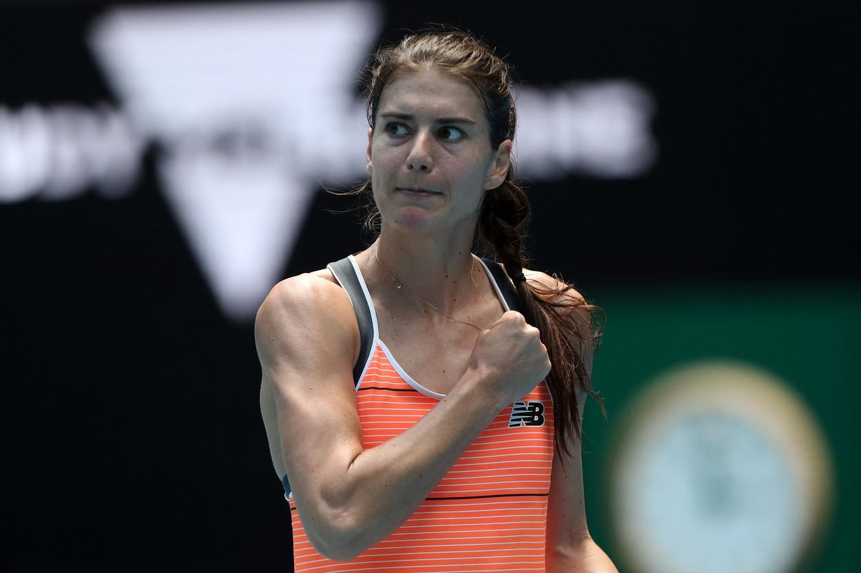 Sorana Cîrstea la Austalian Open 2021 împotriva Petrei Kvitova