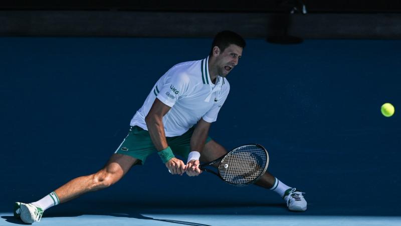 Novak Djokovici la Australian Open 2021