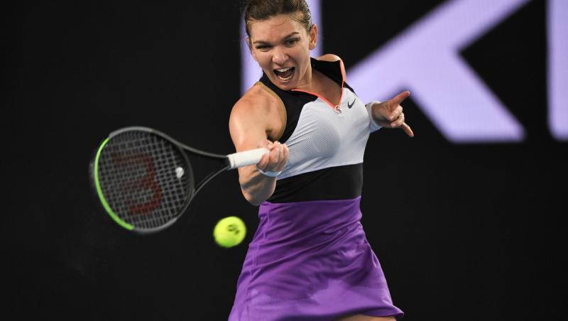 Simona Halep, meci de tenis la Australian Open 2021