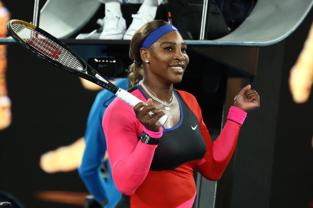 Serena Williams, pe terneul de tenis, la Australian Open 2021
