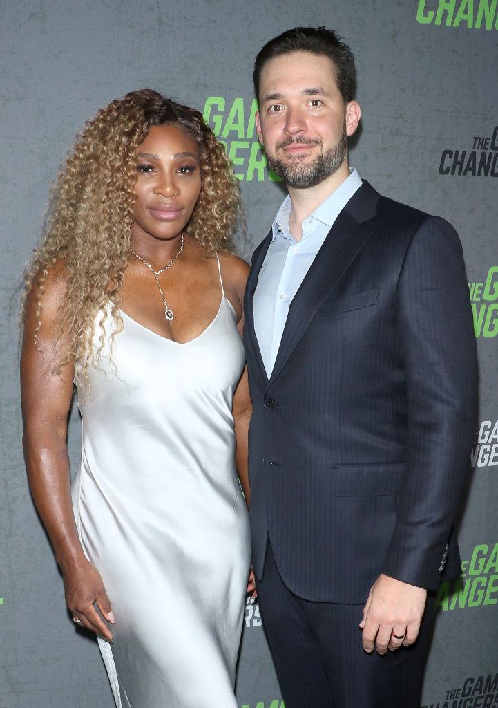 Serena Williams, alături de soțul ei Alexis Ohanian