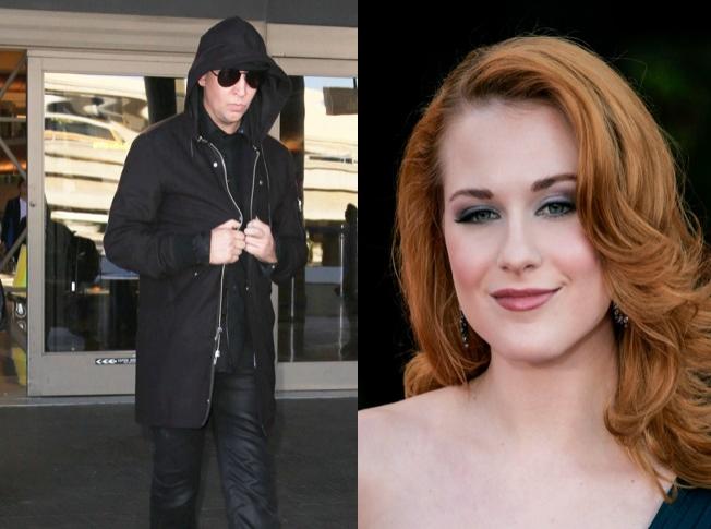 colaj foto cu Marilyn Manson (stânga) și Evan Rachel Wood (dreapta)