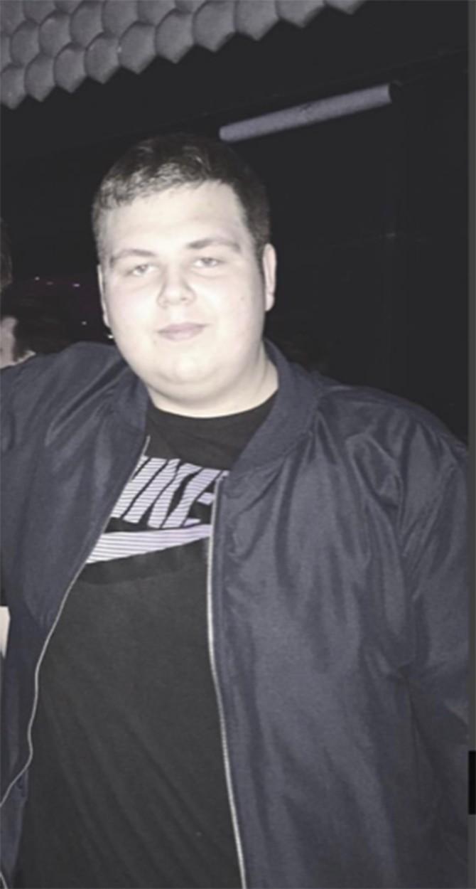 Marcin Polek pe vremea când avea 190 de kilograme