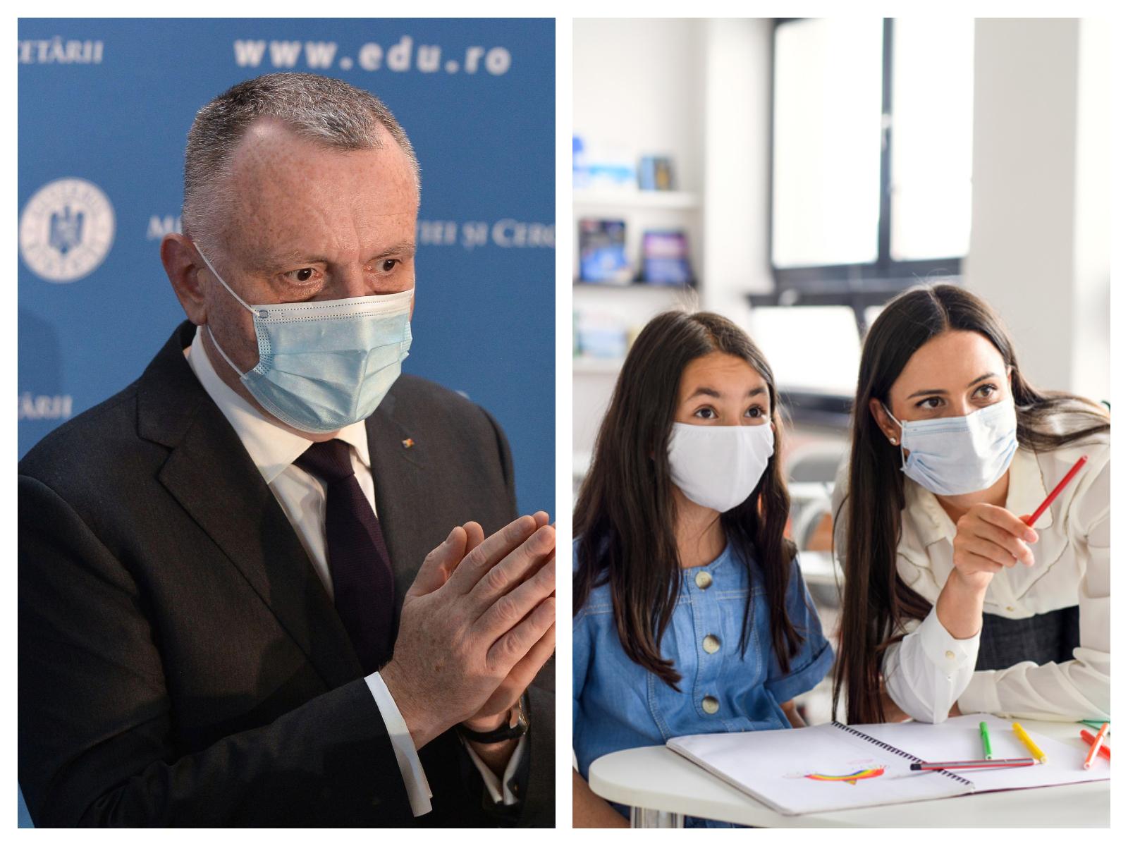 Cum vor &icirc;ncepe școlile de luni. Ministerul Educației a publicat lista cu scenariul &icirc;n care se &icirc;ncadrează fiecare localitate