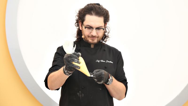 Florin Dumitrescu, în platorurile emisiunii Chefi la cuțite