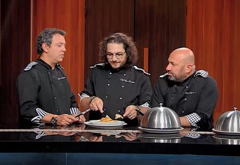 Sorin Bontea, Florin Dumitrescu și Cătălin Scărlătescu, la „Chefi la cuțite”, sezonul 8