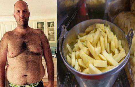 Andrew Taylor avea 151 de kilograme când a decis să mănânce doar cartofi timp de un an, la fiecare masă. Cum arată acum