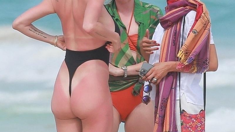 Caroline Vreeland a ridicat gradele din termometru cu un costum de baie ultra-hot. Cum a apărut pe plajele din Tulum