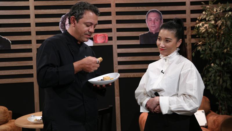Minh Binh a decis să revină la „Chefi la cuțite” cu un preparat pe care nu mulți ar avea curajul să-l guste: stinky tofu