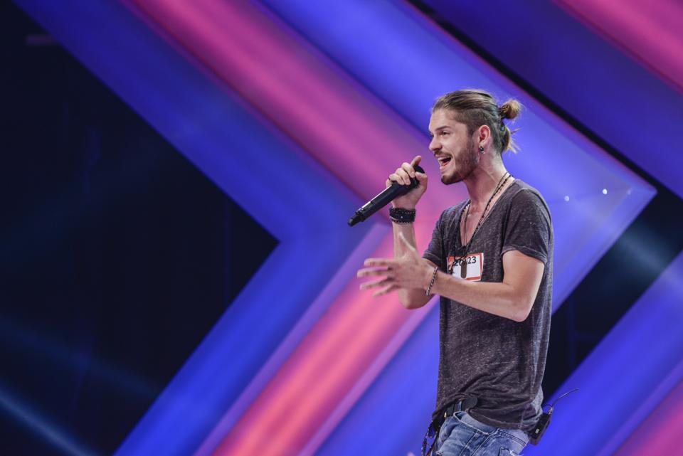 Alex Mațaev, în 2013, la audițiile X Factor