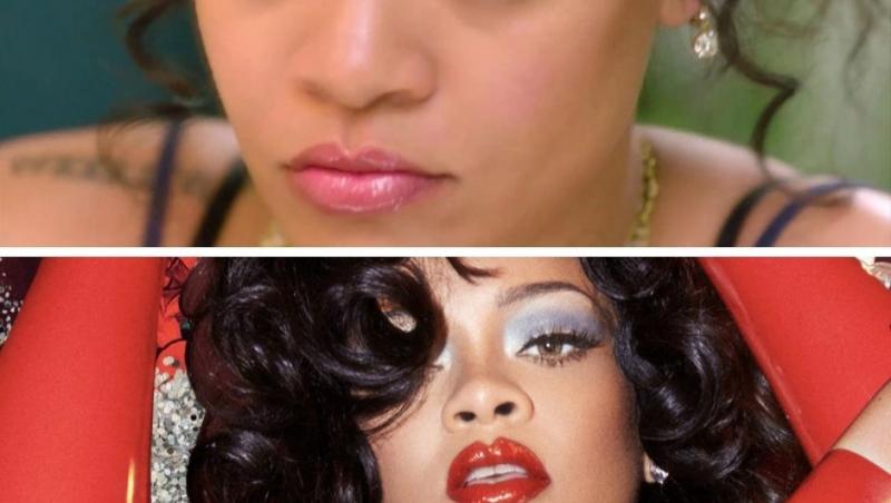 Rihanna, una dintre cele mai renumite artiste din întreaga lume, are un chip fără cusur, chiar și fără machiaj.