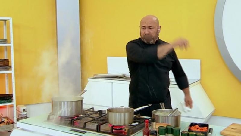 Cătălin Scărlătescu a avut parte de ghinion în ediția 12 din sezonul 9 „Chefi la cuțite”