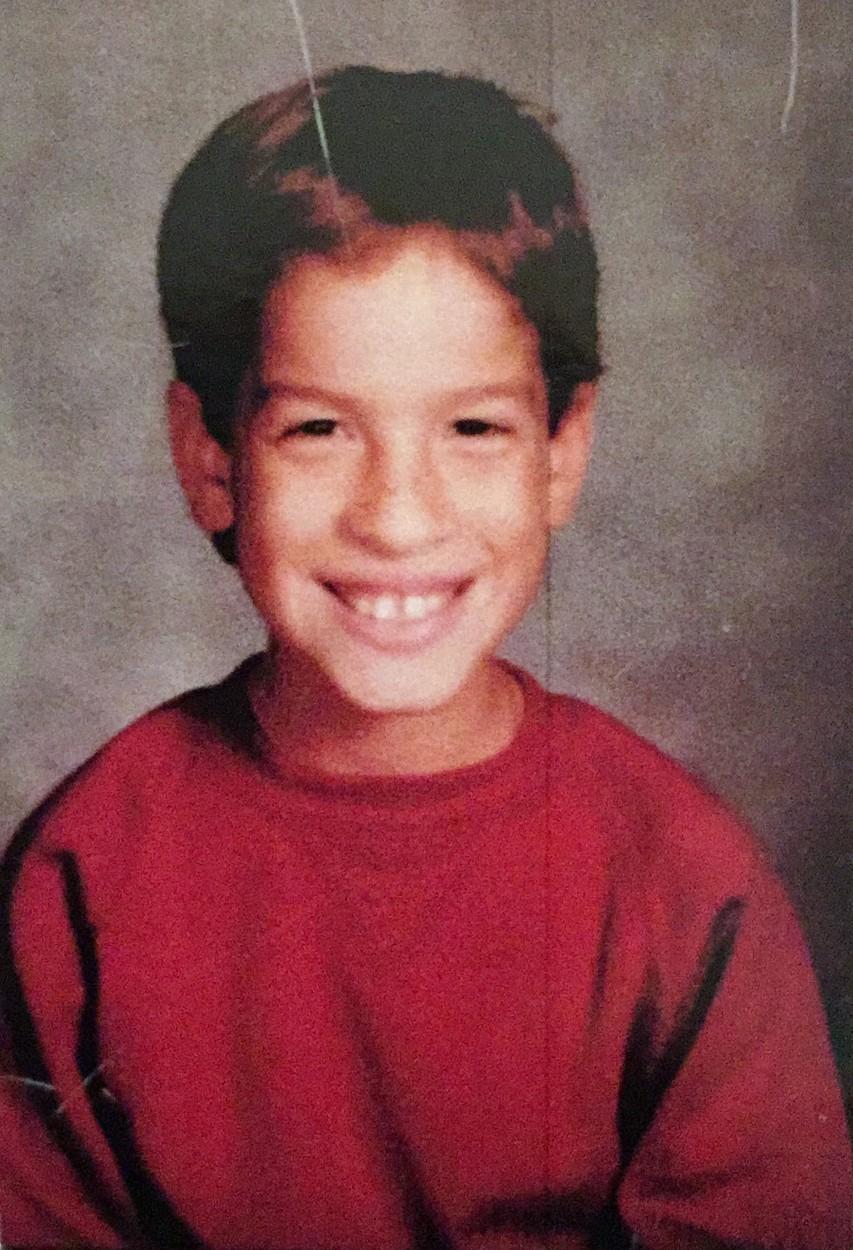 Jason Torres pe vremea când era copil
