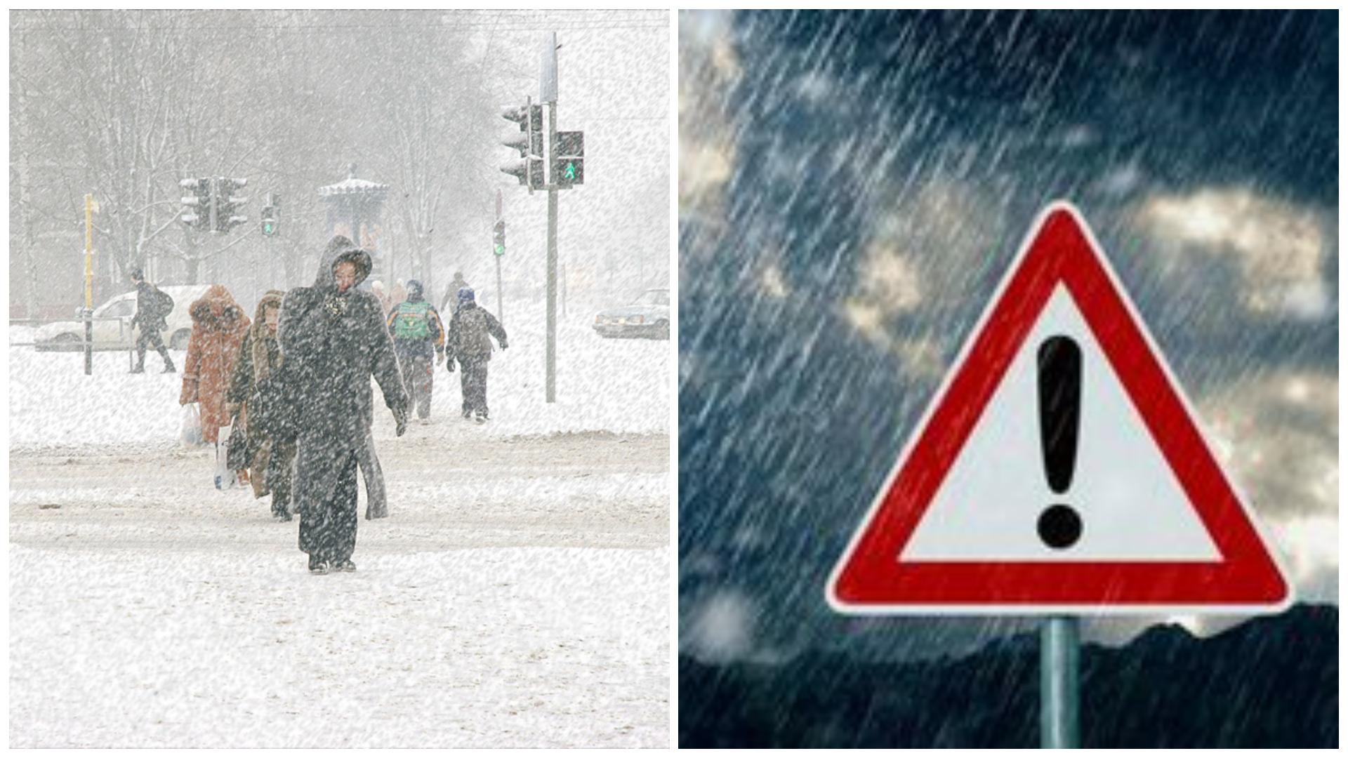 Alertă Meteo! Cod galben de ninsori și vreme rea. P&acirc;nă c&acirc;nd este valabilă avertizarea meteorologilor