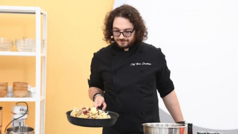 Florin Dumitrescu, în bucătăria Chefi la cuțite