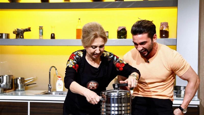 Dorian Popa și mama lui la Chefi la cuțite