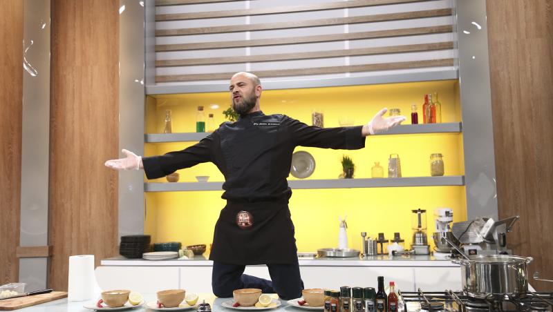 Cosmin Seleși a făcut show de zile mari în bucătărie
