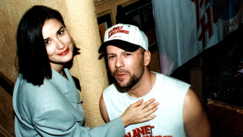 Bruce Willis și Demi Moore au divorțat în anul 2000