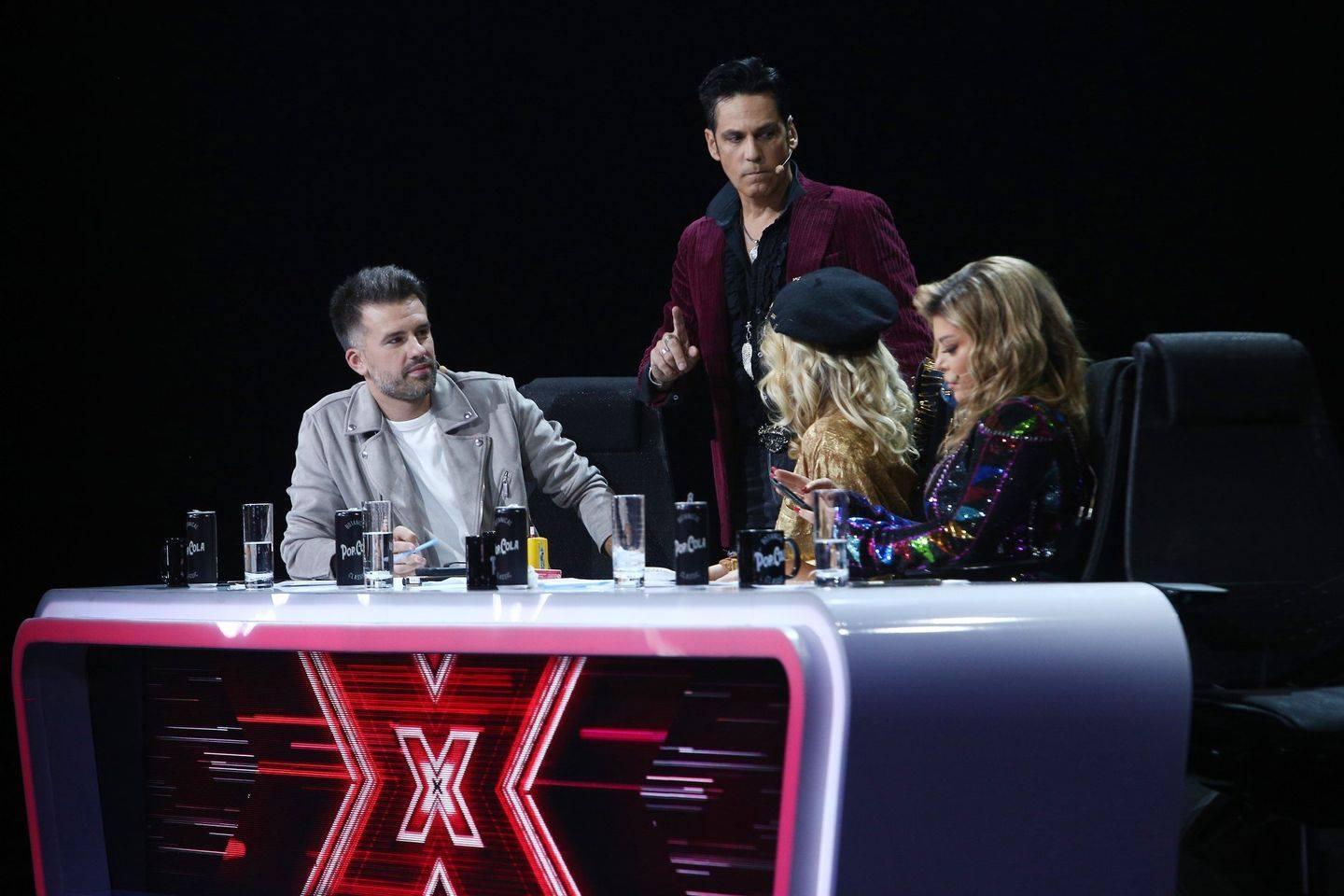 Florin Ristei și cei 3 jurați X Factor