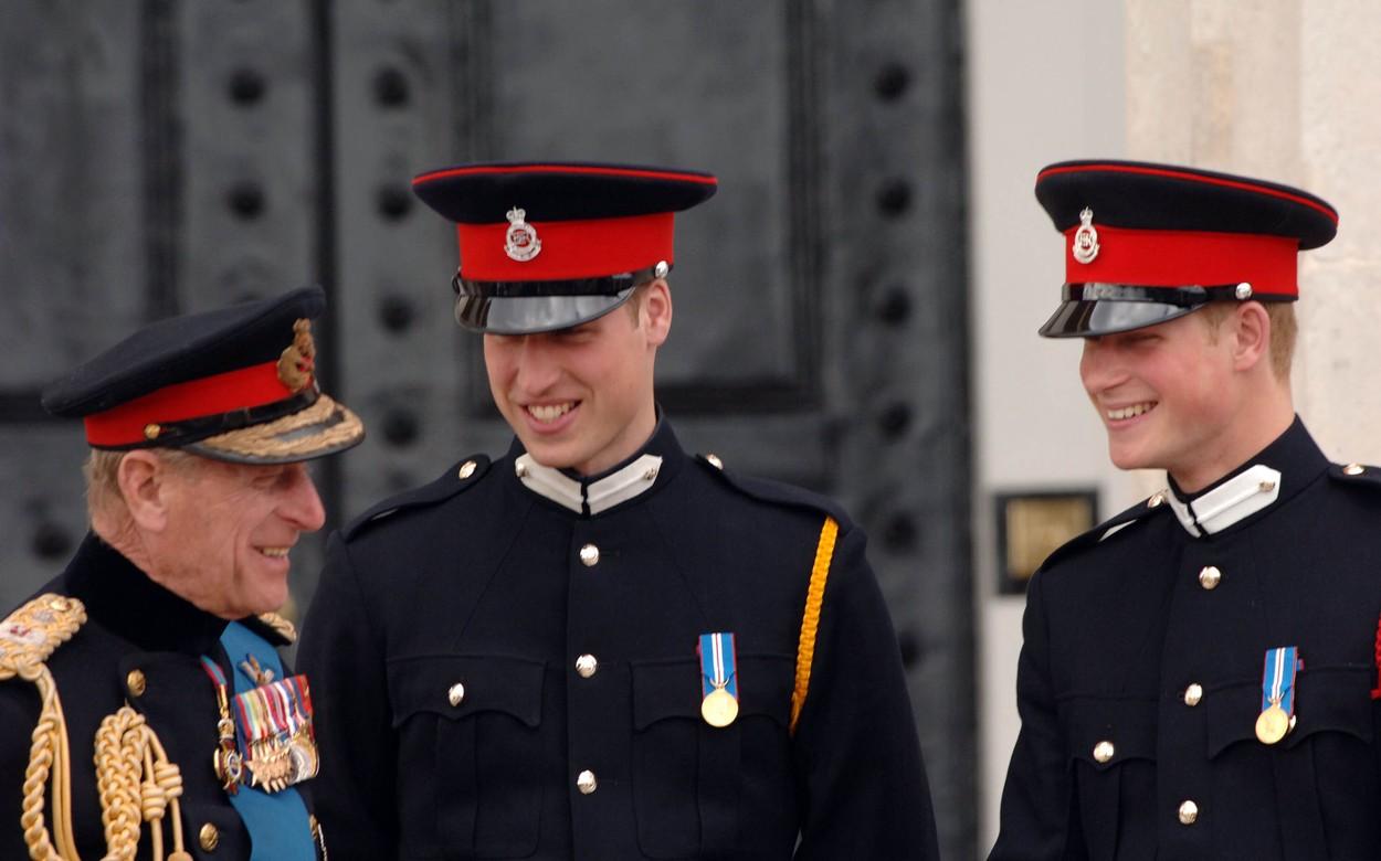 printii harry, william si philip stau la glume