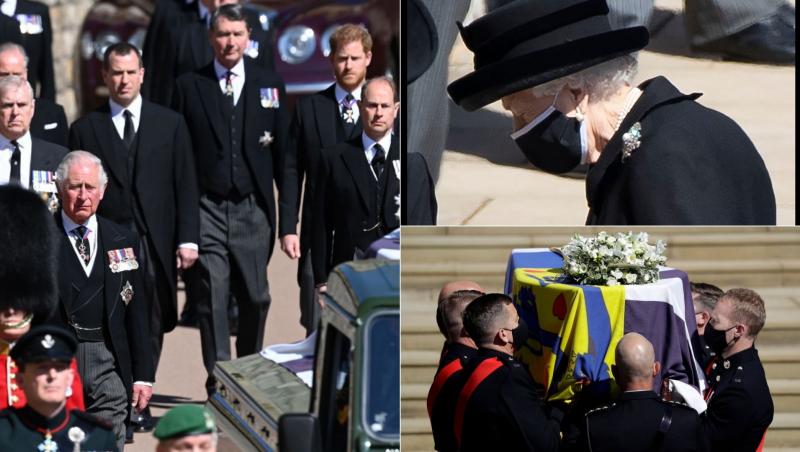 Cum era de așteptat, înmormântarea Prințului Philip nu a fost lipsită de incidente