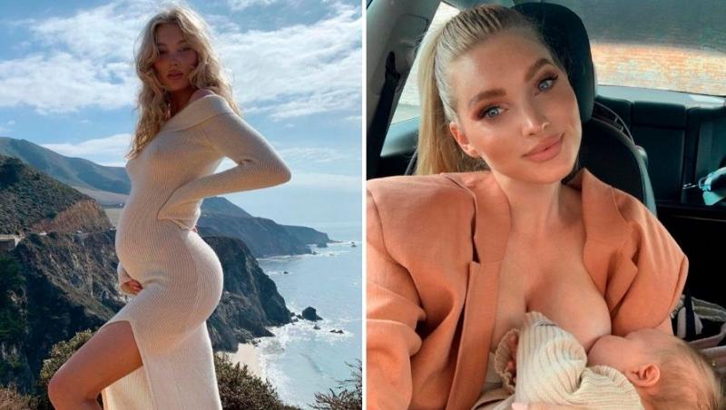 Modelul Elsa Hosk a fost ținta criticilor după ce a publicat pe Instagram o imagine în care își alăpta fetița