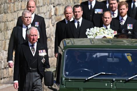 Ce și-au spus Prințul Harry și Prințul William în timpul funerariilor bunicului lor