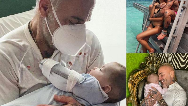 Blu Jerusalema, fiica lui Gianluca Vacchi s-a născut cu ”gură de lup” și, în urmă cu o săptămână, a fost supusă unei operații chirurgicale