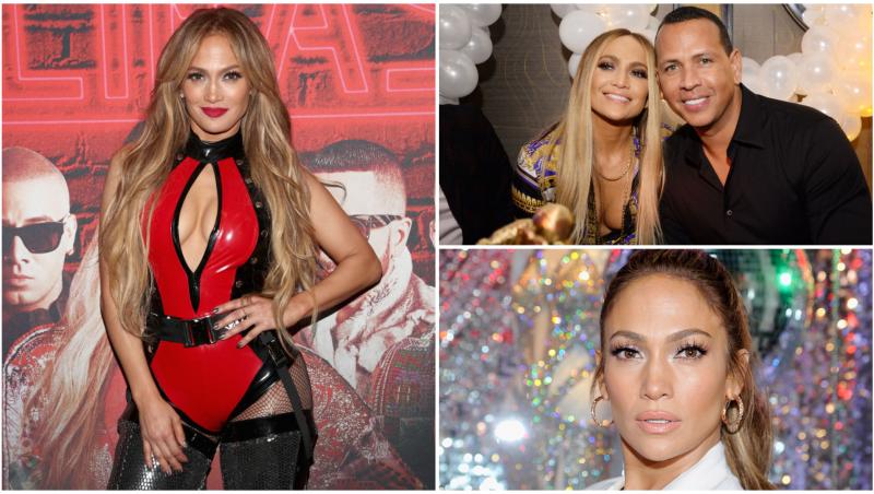 Jennifer Lopez în trei ipostaze diferite, alături de Alex Rodriguez