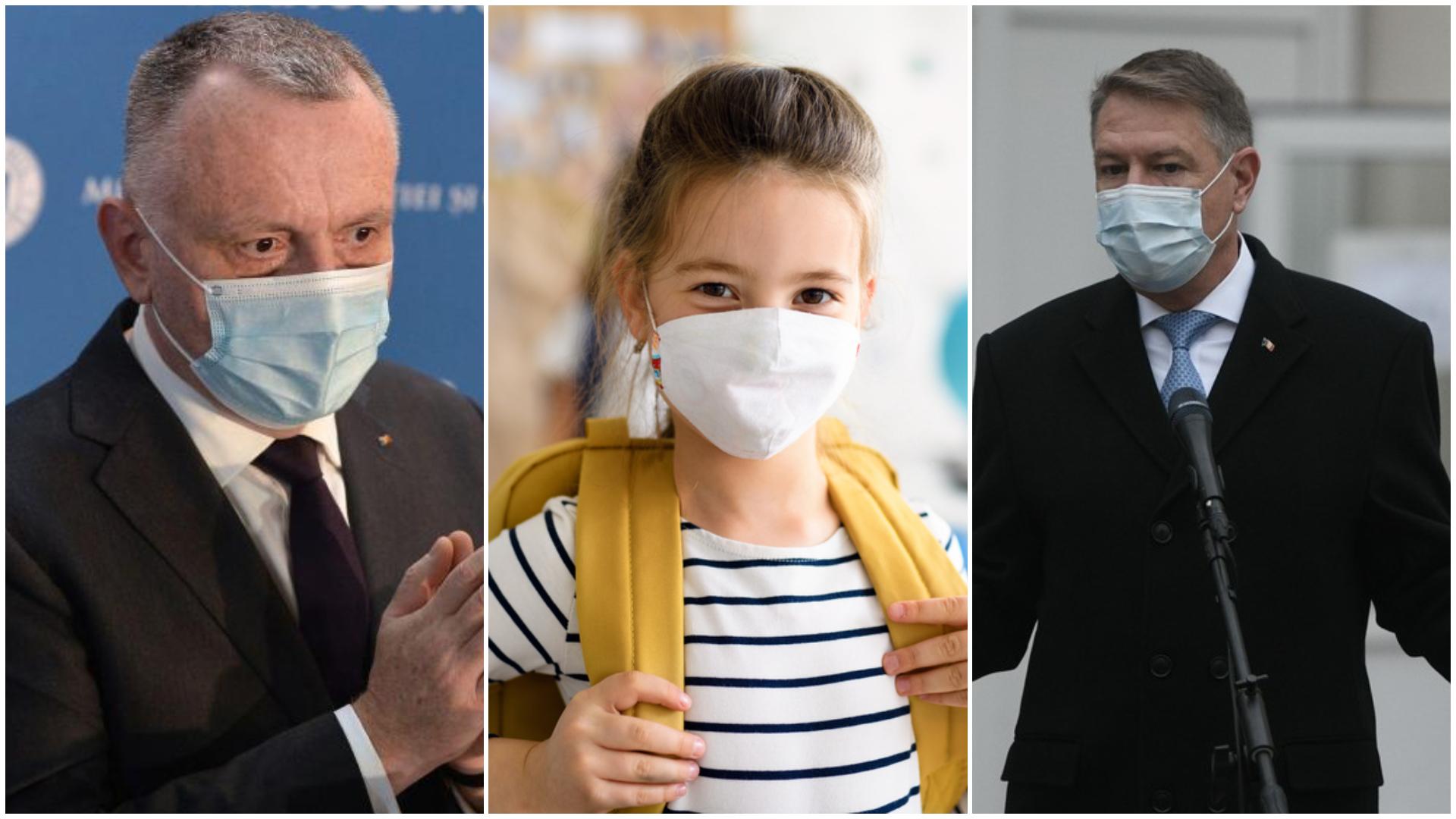 Cum se vor desfășura cursurile după vacanța de Paște. Sorin C&icirc;mpeanu și Klaus Iohannis au stabilit scenariile