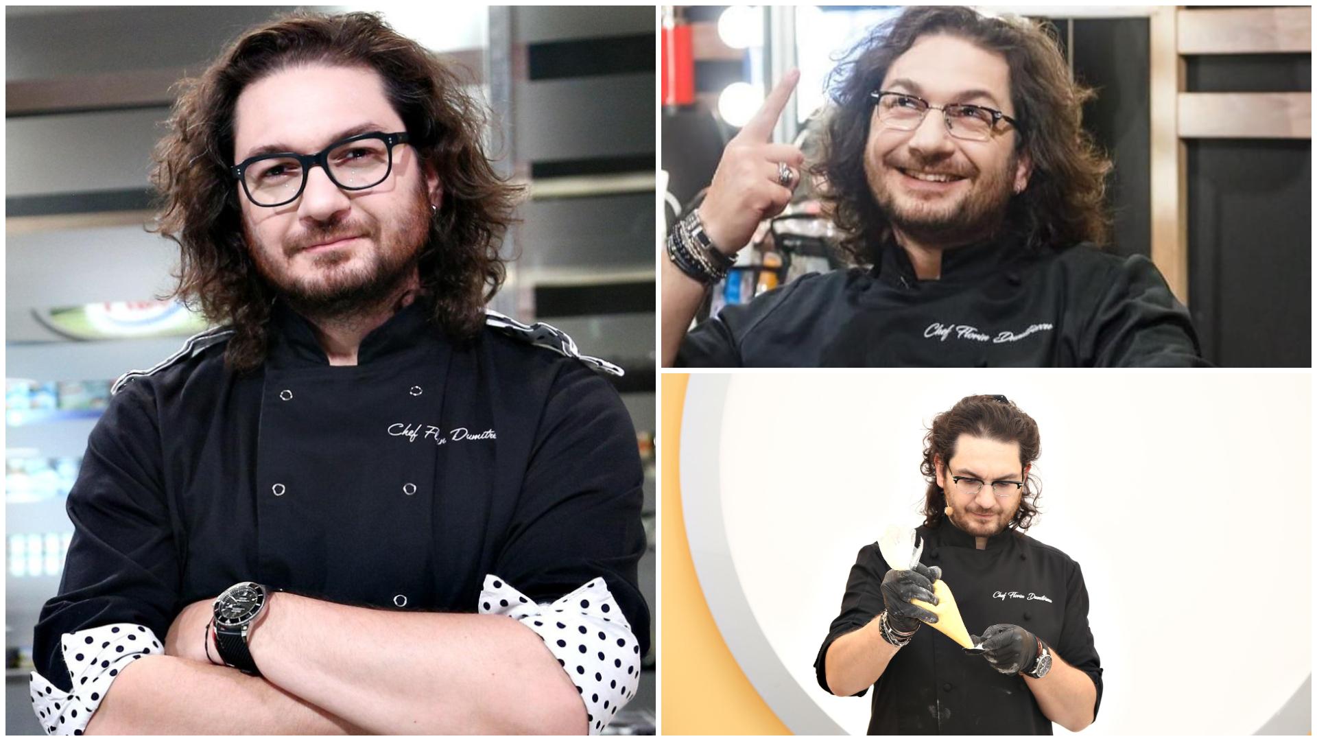 Chef Florin Dumitrescu în 3 ipostaze diferite