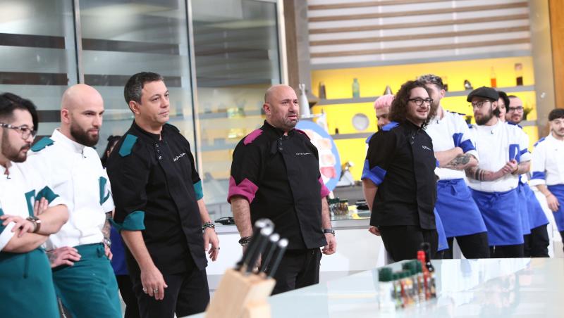 Sorin Bontea, Florin Dumitrescu și Cătălin Scărlătescu au gătit rețete după un buget, în ediția 32 din sezonul 9 „Chefi la cuțite”