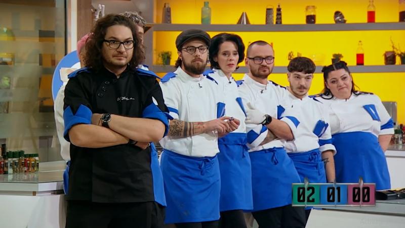 Florin Dumitrescu a ales să facă o pulpă de pui cu sote de ciuperci pentru al treilea battle de la „Chefi la cuțite”