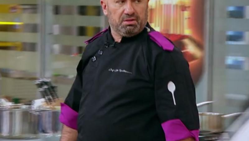 Din cauza emoțiilor, Cătălin Scărlătescu a făcut o criză uriașă de nervi, în ediția 34 din sezonul 9 al emisiunii „Chefi la cuțite”