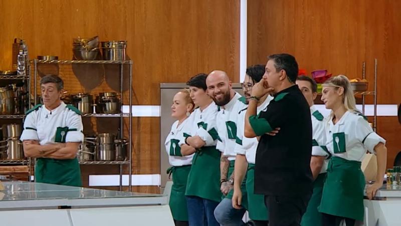 Cele trei echipe au așteptat cu sufletul la gură verdictul adus de bandă, după al șaselea battle din sezonul 9 „Chefi la cuțite”