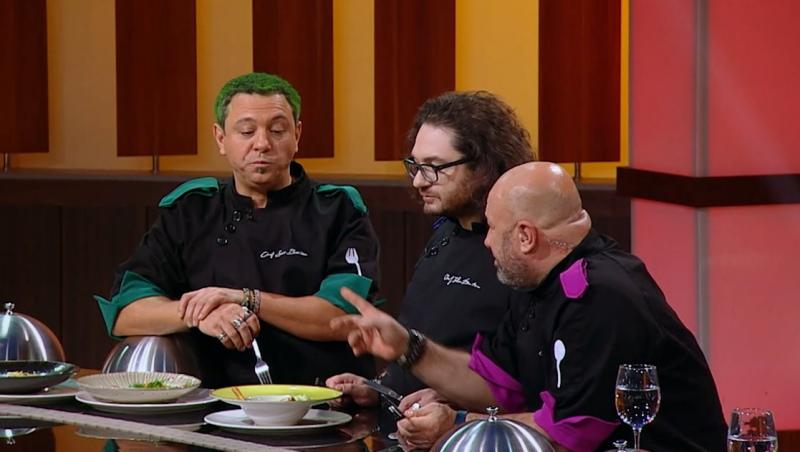 Cătălin Scărlătescu a fost impresionat de una dintre farfuriile din al șaptelea duel din sezonul 9 al emisiunii „Chefi la cuțite”