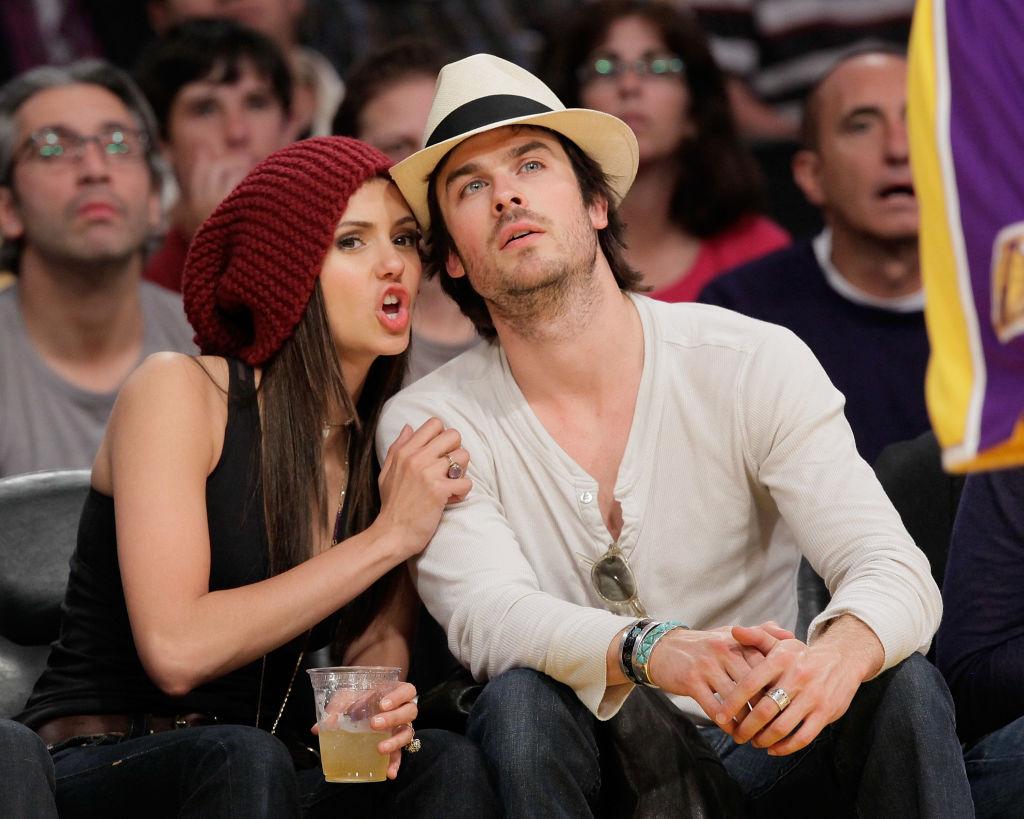 Nina Dobrev și Ian Somerhalder apropiați