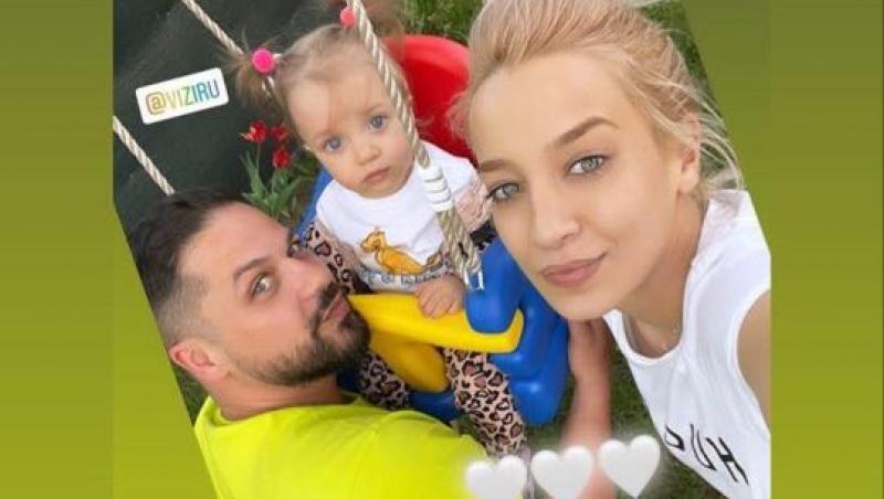 captura instagram cu augustin viziru, fiica si iubita lui