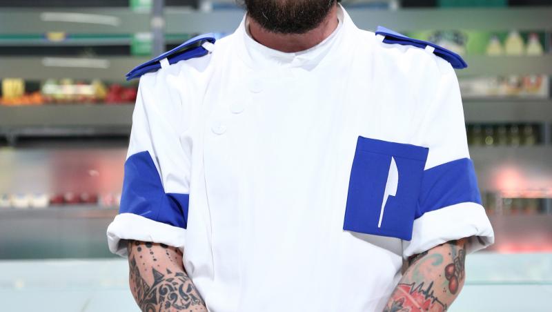 Ciprian Antone face parte din echipa albastră condusă de Florin Dumitrescu în sezonul 9 „Chefi la cuțite”