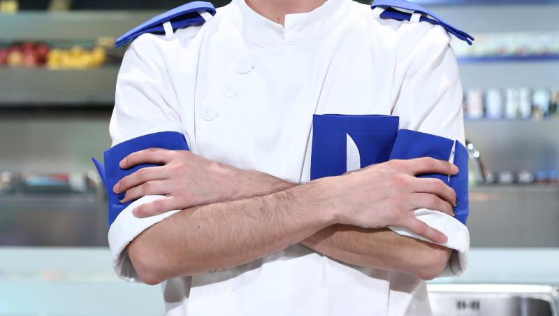 David Ioniță (Keed) face parte din echipa albastră condusă de Florin Dumitrescu în sezonul 9 „Chefi la cuțite”