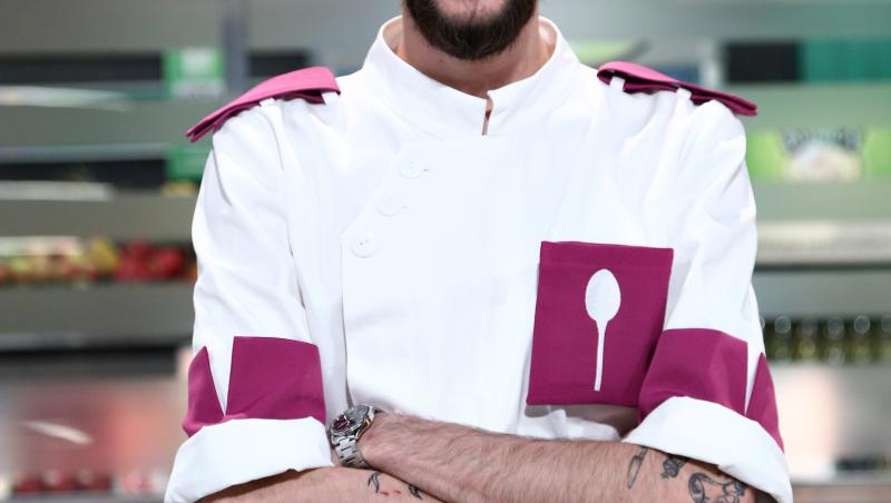 Luca Pintea face parte din echipa mov condusă de Cătălin Scărlătescu în sezonul 9 „Chefi la cuțite”