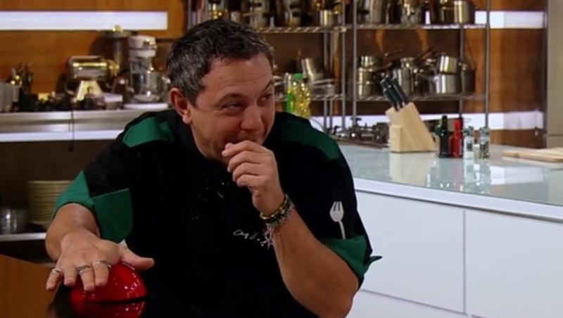 Liderul echipei verzi a folosit o amuletă puternică în ediția 40 din sezonul 9 „Chefi la cuțite”
