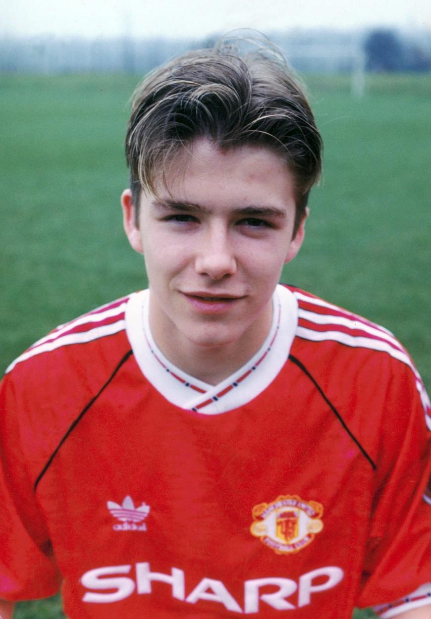 David Beckham în adolescență