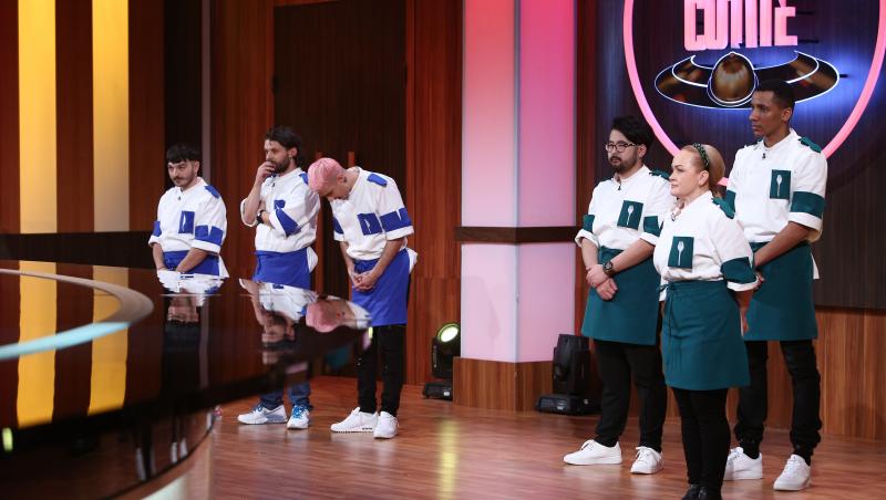 Concurenții din echipa verde și cea albastră din sezonul 9 „Chefi la cuțite” au avut parte de emoții uriașe
