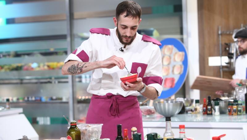 Luca Pintea a avut emoții mari în timpul duelului de la „Chefi la cuțite”