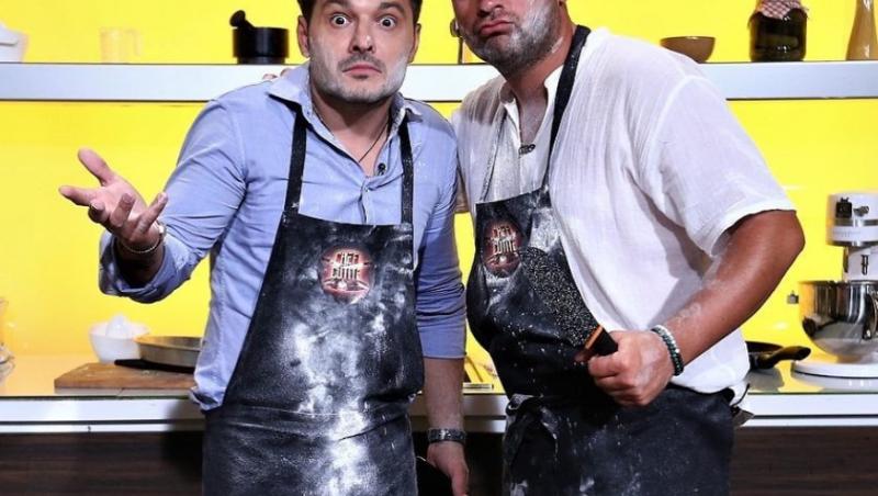 Liviu Vârciu și Andrei Ștefănescu au gătit la Chefi la cuțite