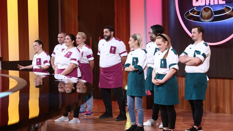 Un concurent a fost eliminat în ediția 42 din sezonul 9 „Chefi la cuțite”